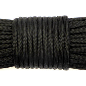 Paracord Rope 30m Black